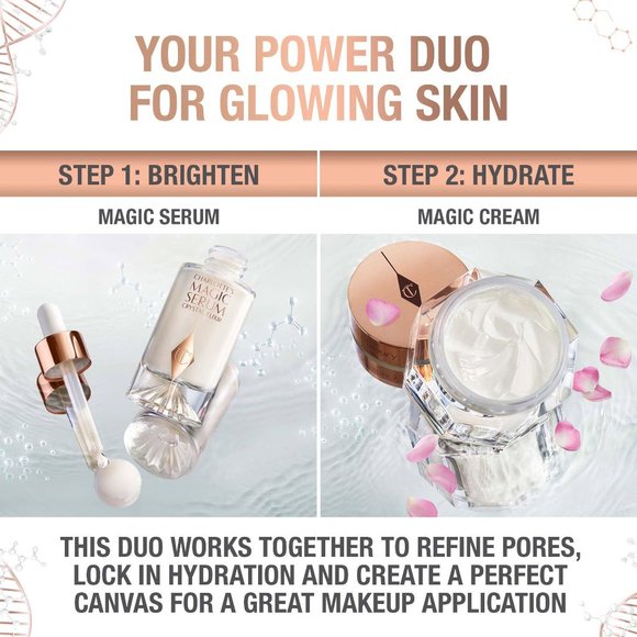 Charlotte Tilbury Mini Magic Cream & Serum Crystal Elixir Set - Picture 3 of 8